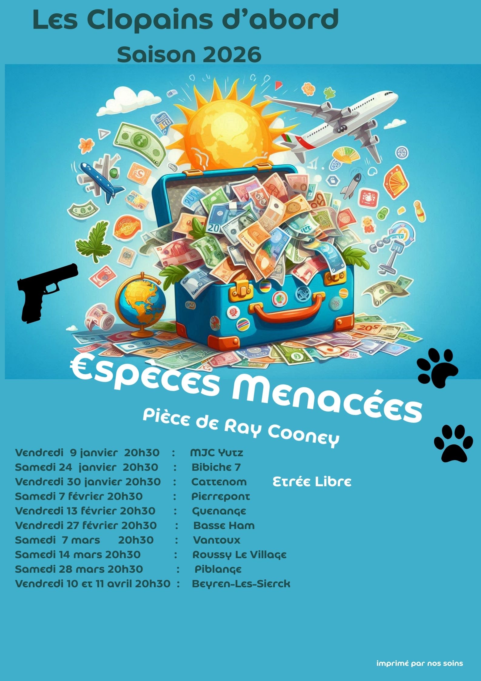 Affiche Espèces menacées